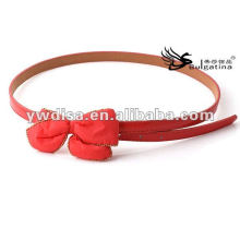 Wholesale Red Butterfly Tie PU Leather Belt